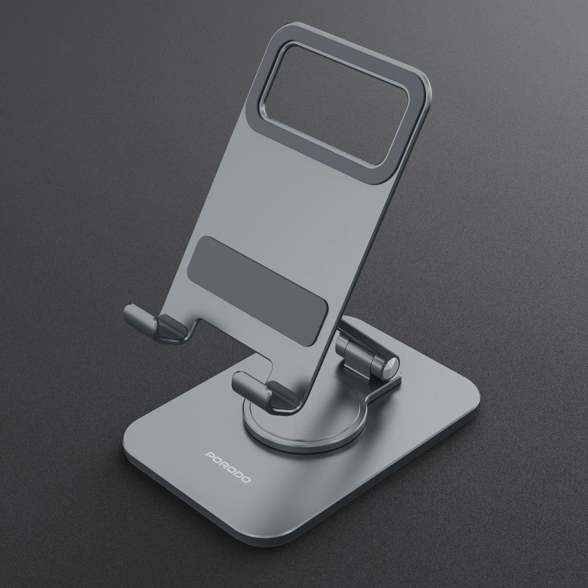 Porodo Aluminum Mobile & Tablet Stand Holder – Grey