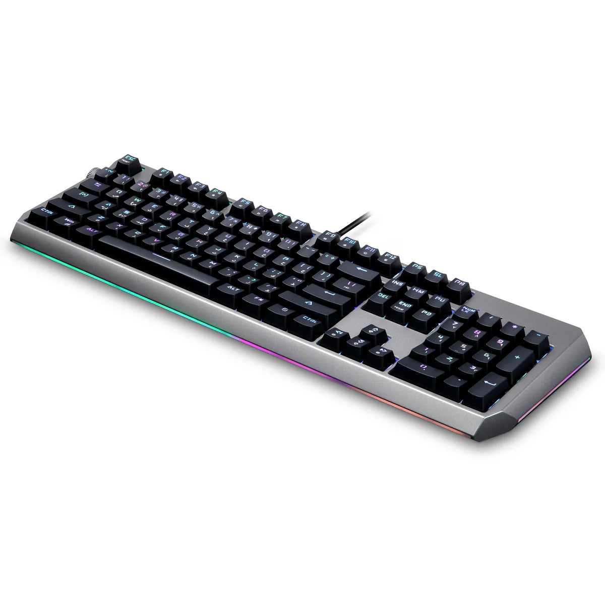 Porodo Gaming Wired Mechanical Keyboard with Gateron Pro Red Switch – Black