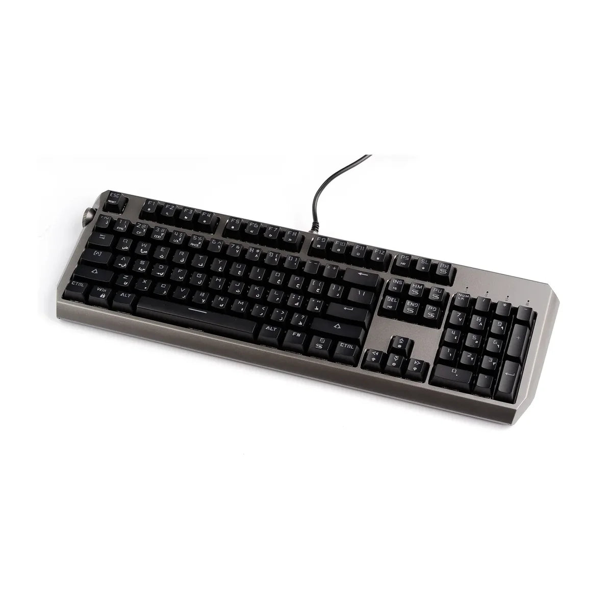 Porodo Gaming Wired Mechanical Keyboard with Gateron Pro Red Switch – Black